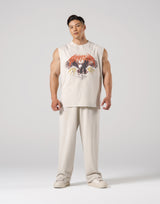 Eagle Graphic Vintage Tanktop - Ivory