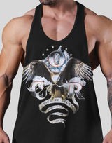 LÝFT × COR Limited Graphic Tanktop - Black