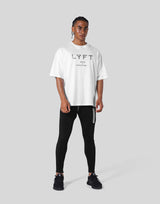 LÝFT Logo Big T-Shirt - White