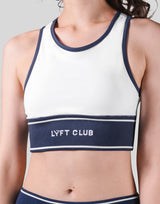 LÝFT Club Waist Rib Bratop - White