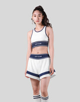 LÝFT Club Waist Rib Bratop - White