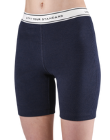 LÝS Rib Woven Shorts - Navy