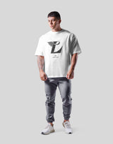 Wing L Logo Big T-Shirt - White