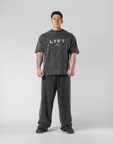 LÝFT Vintage Logo Big T-Shirt - Black