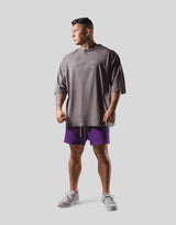 Metal logo Extra Big T-Shirt - D.Grey