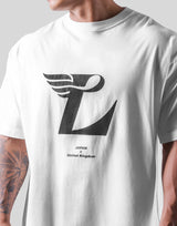 Wing L Logo Big T-Shirt - White