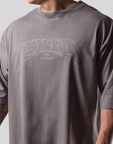 Metal logo Extra Big T-Shirt - D.Grey