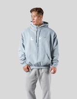 New Flag Oversize Sweat Hoodie - L.Blue