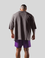 Metal logo Extra Big T-Shirt - D.Grey