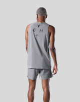 Back Mesh Standard Tanktop - Grey