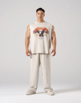 Eagle Graphic Vintage Tanktop - Ivory