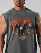 Eagle Graphic Vintage Tanktop - D.Grey