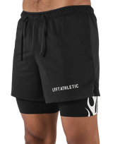 Layered Stretch Shorts - Black Special
