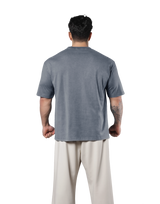 LÝFT Logo Vintage Big T-Shirt V.2 - Blue