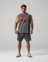 Eagle Graphic Vintage Tanktop - D.Grey