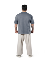 LÝFT Logo Vintage Big T-Shirt V.2 - Blue