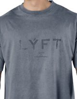 LÝFT Logo Vintage Big T-Shirt V.2 - Blue