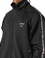 Logo Line Track Jacket - Black