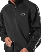 Logo Line Track Jacket - Black