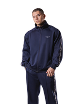 Logo Line Track Jacket - Navy