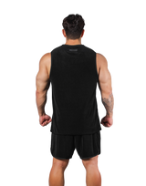 LÝS Logo Pile Tanktop - Black