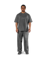 LÝFT Logo Vintage Big T-Shirt V.2 - D.Grey