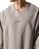 Knit Like Loose Sweat Shirt - Beige