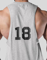 18 Logo Drop Tanktop - Grey