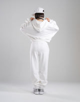 Sorona® Dolman Cropped Sweat Hoodie - White