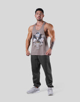 LÝFT × COR Limited Graphic Tanktop - Beige