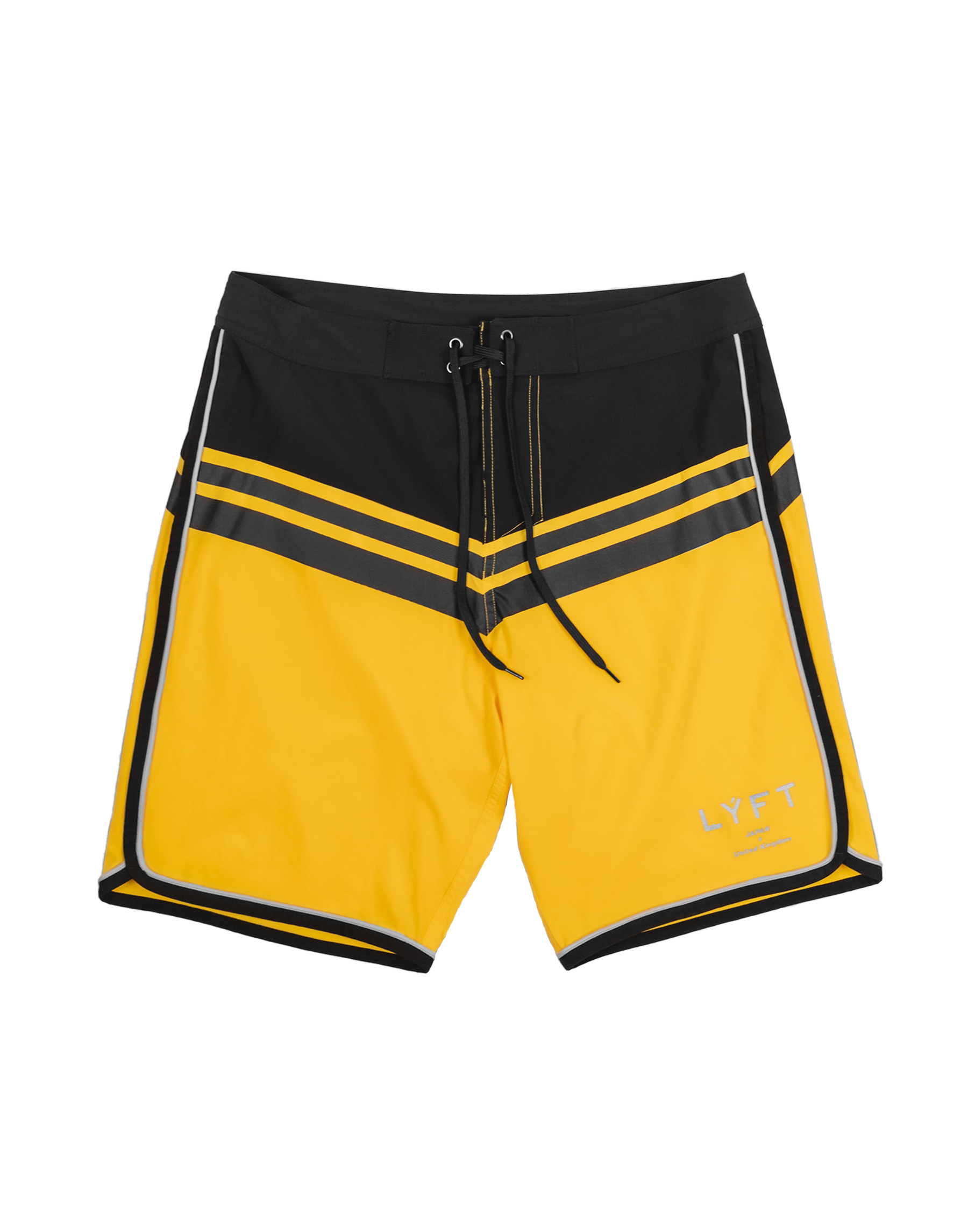 V Shaped Stage Shorts - Yellow