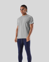 Logo Line Stretch T-Shirt - Grey