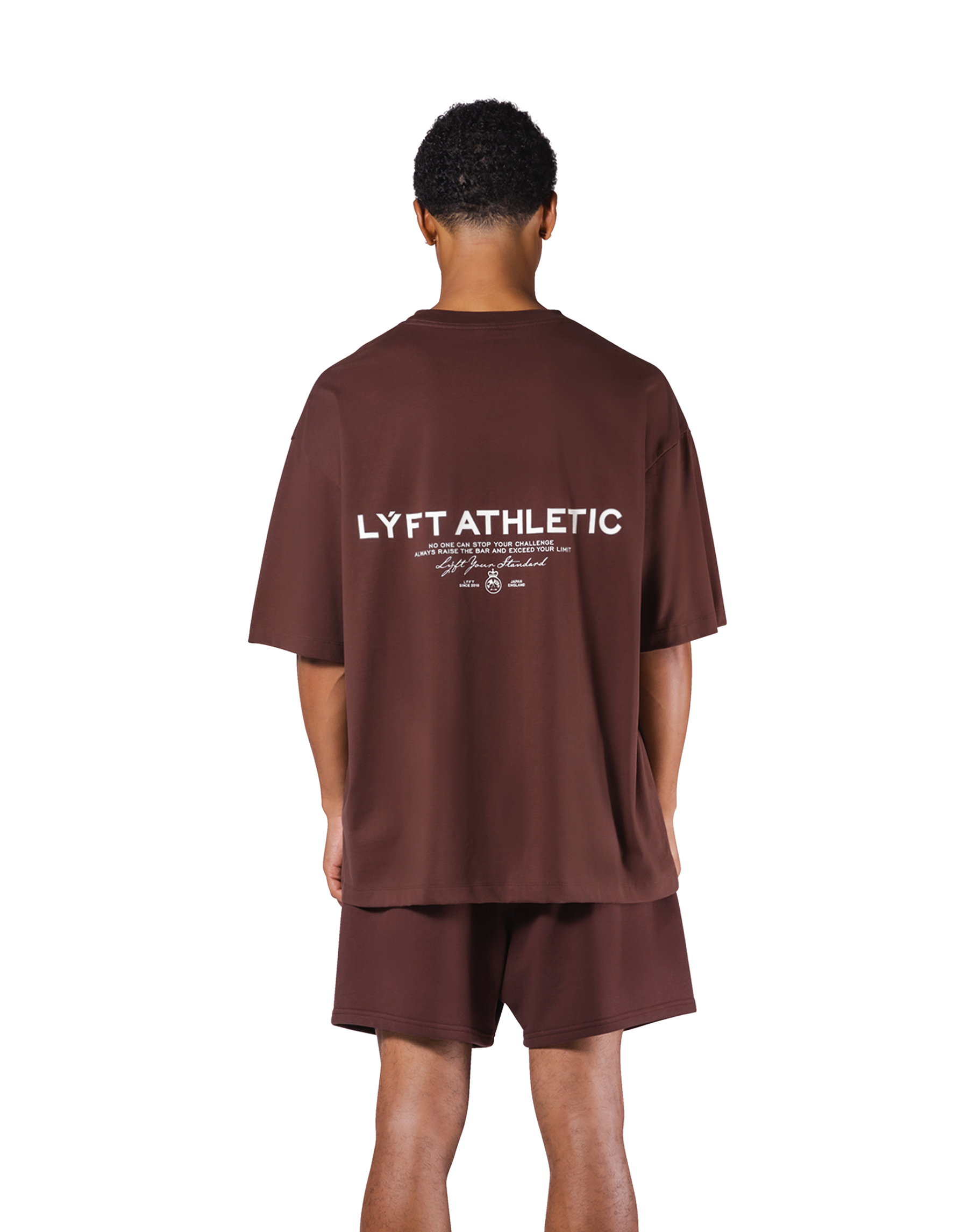 Athletic Identity Big T-Shirt - Brown – LÝFT