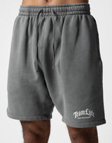 Arch Team LÝFT Logo Vintage Sweat Shorts - D.Grey