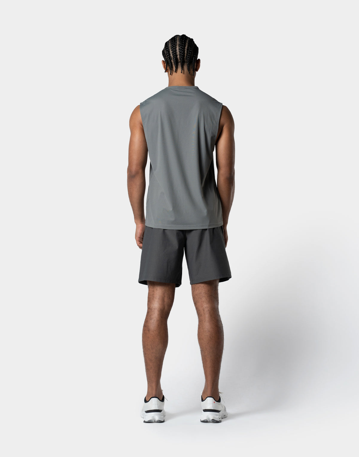 3M Reflector Waffle Tanktop - D.Grey