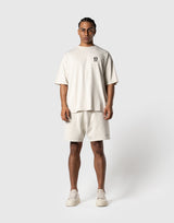 Old Ý Graphic Vintage Big T-Shirt - Ivory