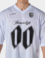 Extra Big Mesh Football T-Shirt - White