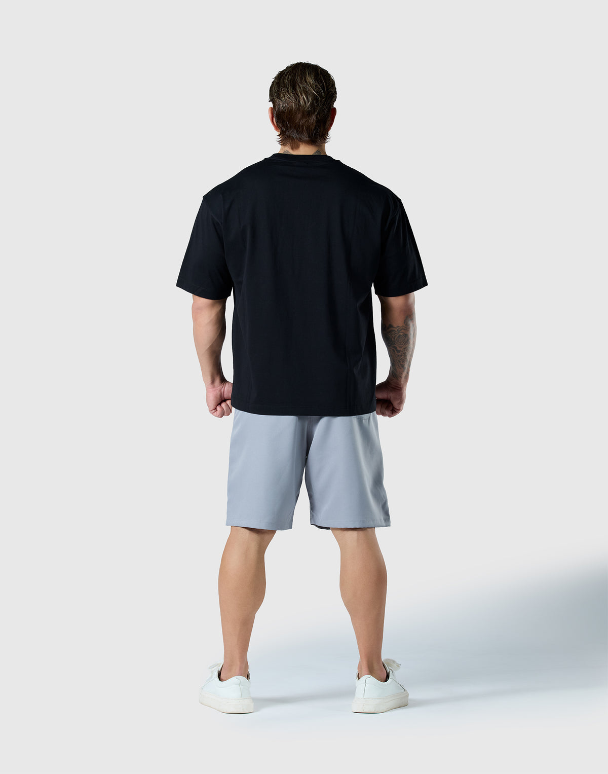 Script Logo Big T-Shirt - Black