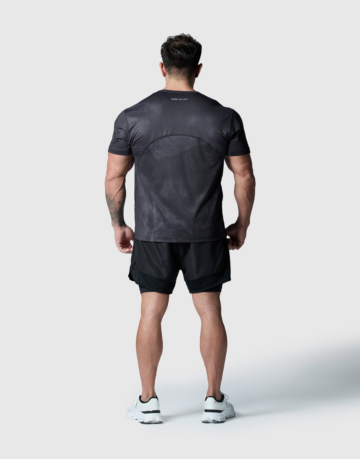 Original Pattern All Print Standard T-Shirt - Black