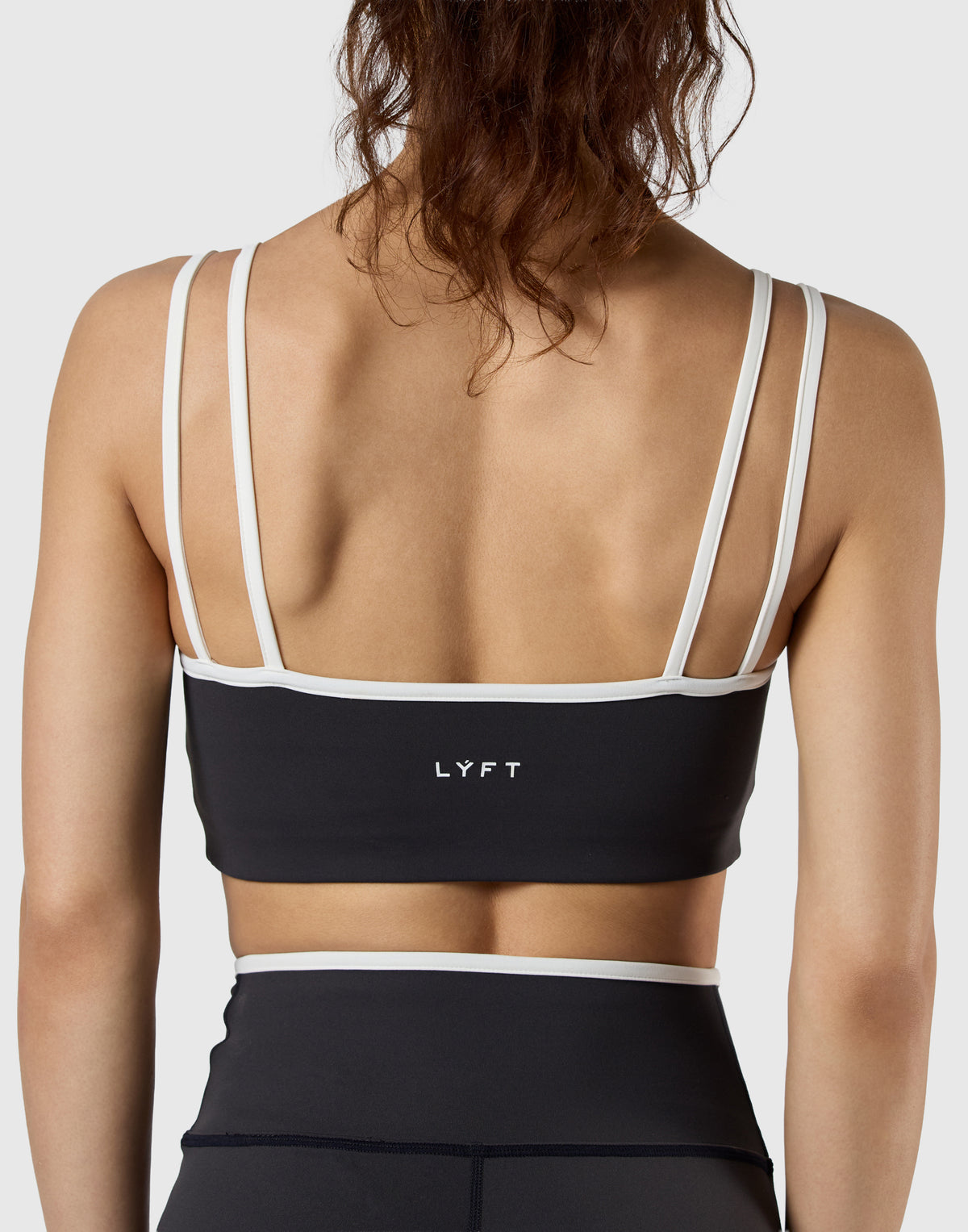 Double-Strap Active Bratop - Black