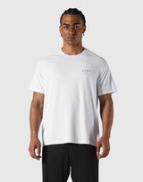 LÝFT Athletic Mesh Raglan Sleeve T-Shirt - White