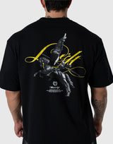 Pegasus Graphic Big T-Shirt - Black