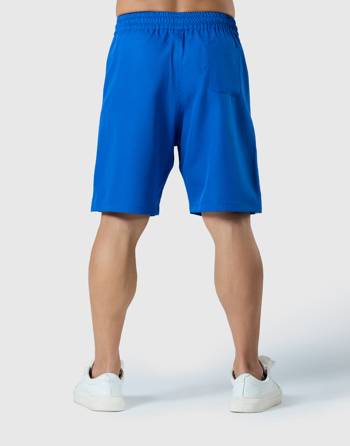Script Logo Side Line Shorts - Blue