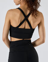 Convertible Off-Shoulder Bratop - Black