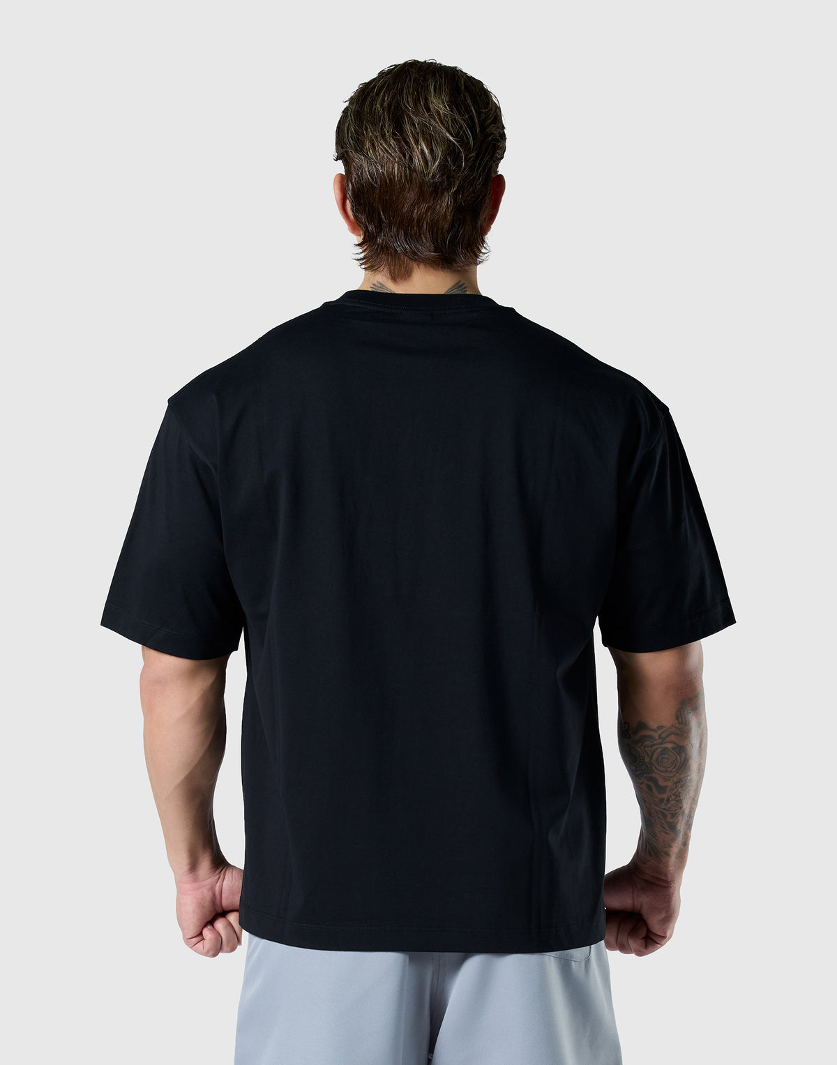 Script Logo Big T-Shirt - Black