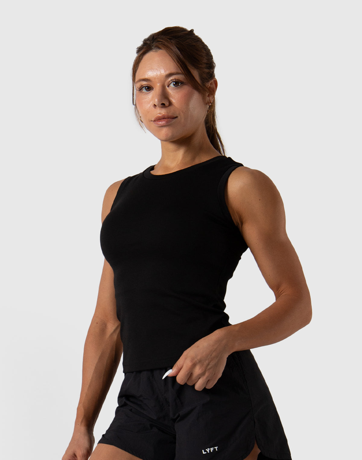 Modal Slim Fit Tanktop - Black