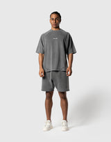 Original Pattern Vintage Big T-Shirt - D.Grey