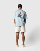 Pegasus Graphic Big T-Shirt - L.Blue