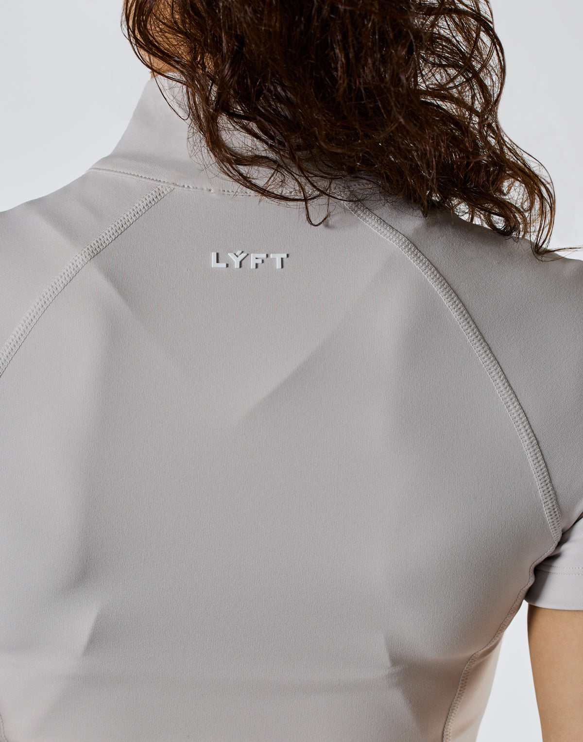 Cropped Slim Fit Short Sleeve Jacket - Ivory