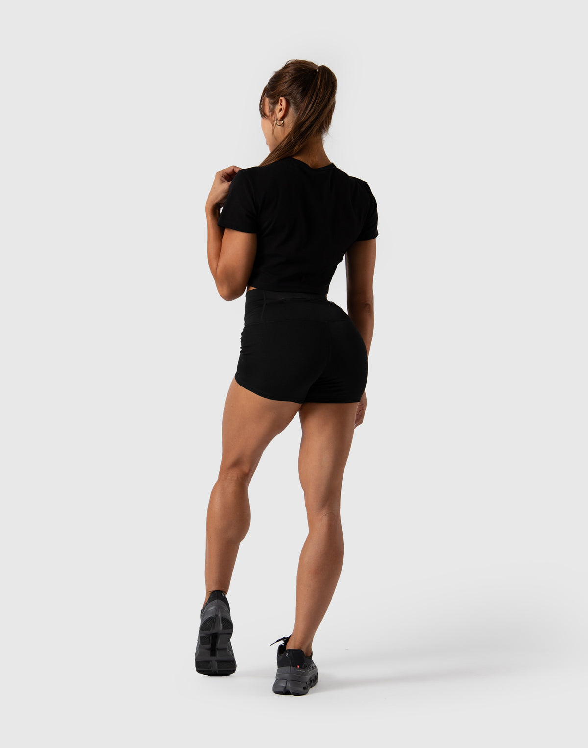 LÝFT Logo Short Length T-Shirt - Black